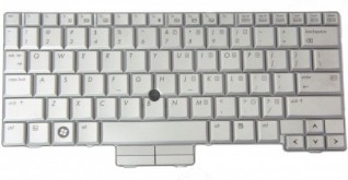Клавиатура для ноутбука HP EliteBook 2710P/ 2730P, US, PointStick, Silver