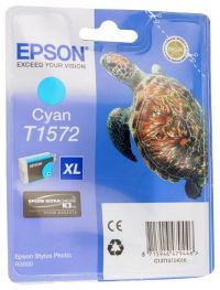 Картридж Epson T1572 Cyan для Stylus Photo R3000