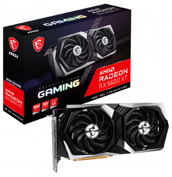 Видеокарта MSI Radeon RX 6600 XT GAMING 8G
