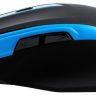 Мышь Oklick 630LW черный/голубой Беспроводная (500/1000/1600dpi) USB игровая (6кнопок)