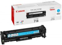 Картридж Canon 718 Cyan для i-SENSYS LBP7200Cdn/ 7210Cdn/ 7660CDN/ 7680CX, MF8330Cdn/ 8340Cdn/ 8350Cdn/ 8360Cdn/ 8380Cdw (2900 стр)