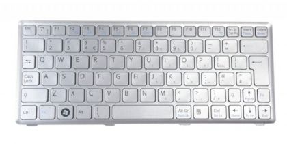 Клавиатура для ноутбука Sony VPC-W217 Series RU, Silver frame/ Silver key