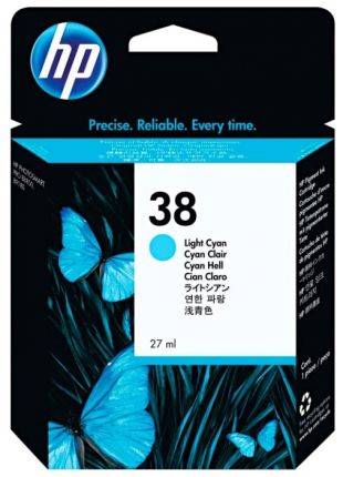 Картридж HP 38 Light Cyan для Photosmart Pro B9180/ B8850 (1080 стр)