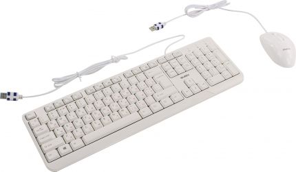 Клавиатура + мышь SVEN KB-S330C белый