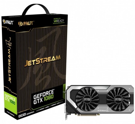 Видеокарта Palit PA GTX1080 Jetstream 8G GeForce GTX 1080