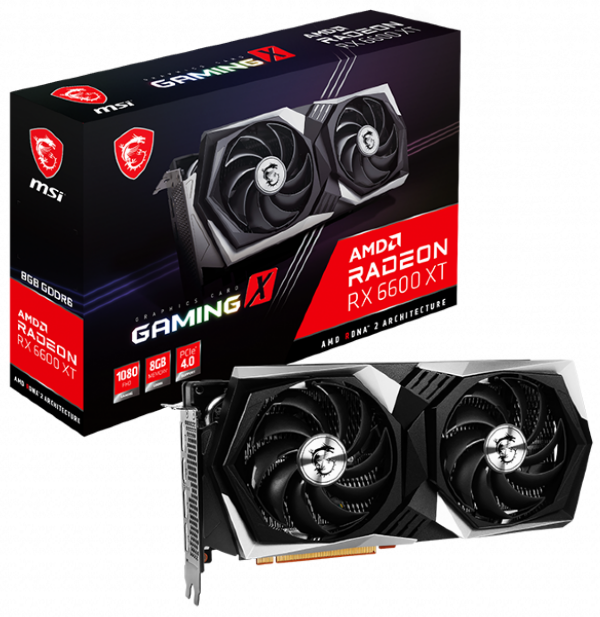 Видеокарта MSI Radeon RX 6600 XT GAMING X 8G