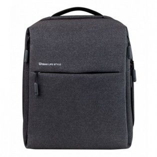 Рюкзак для ноутбука 14" Xiaomi Mi City Backpack темно-серый полиэстер/нейлон (ZJB4067GL)