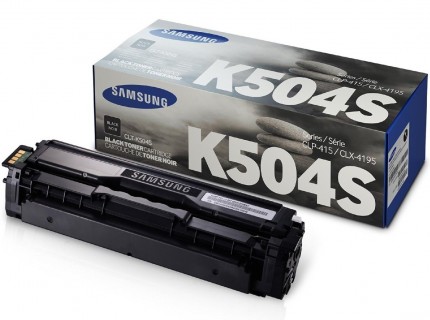 Картридж Samsung CLT-K504S/SEE черный для Samsung CLX-4195/CLP-415