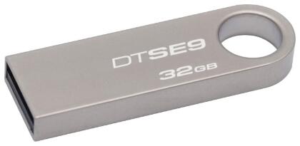 Флешка Kingston 32Gb DataTraveler DTSE9H/32GB USB2.0 серебристый