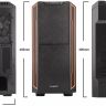 Корпус be quiet! SILENT BASE 600 ORANGE черный/оранжевый, без БП, ATX
