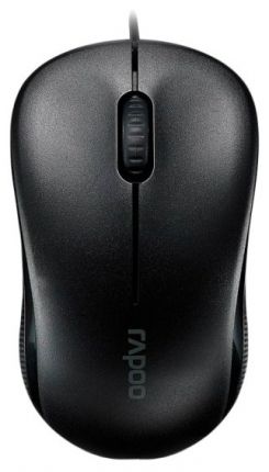 Мышь Rapoo N1130 серый оптическая (1000dpi) USB2.0 (2but)