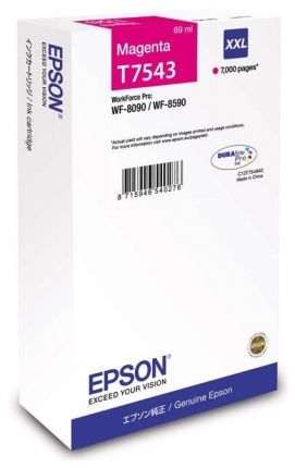 Картридж Epson C13T754340 пурпурный