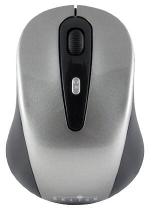 Мышь Oklick 435MW черный/серый оптическая (1600dpi) беспроводная USB (4but)