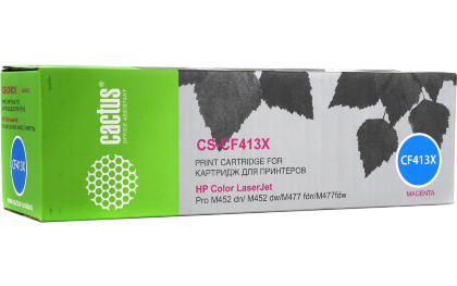 Картридж Cactus CS-CF413X пурпурный