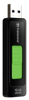 Флешка Transcend 16Gb Jetflash 760 TS16GJF760 USB3.0 черный/зеленый