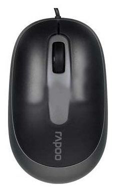 Мышь Rapoo N3200 серый оптическая (1000dpi) USB2.0 (2but)