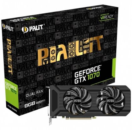 Видеокарта Palit PA GTX1070 DUAL 8G GeForce GTX 1070