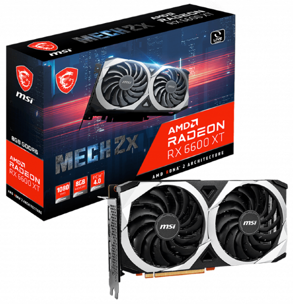 Видеокарта MSI Radeon RX 6600 XT MECH 2X 8G