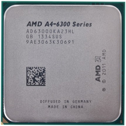 Процессор AMD A4 X2 6300 Socket-FM2 (AD6300OKA23HL) (3.7/5000/1Mb/Radeon HD 8370D) OEM