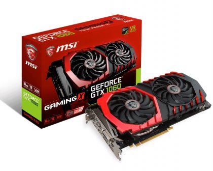 Видеокарта MSI GTX 1060 GAMING X+ 6G GeForce GTX 1060