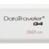 Флеш Диск Kingston 32Gb DataTraveler G4 DTIG4/32GB USB3.0 белый