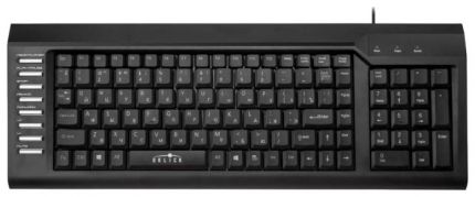 Клавиатура Oklick 350M черный USB Multimedia