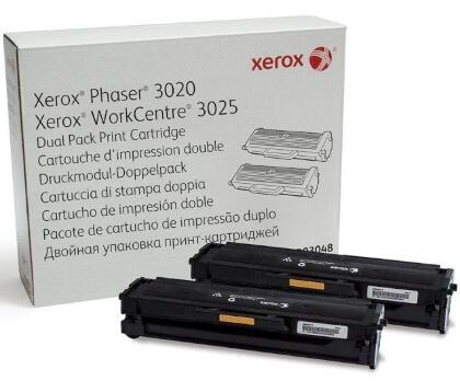 Картридж Xerox106R03048, двойная упаковка, 3 000 страниц