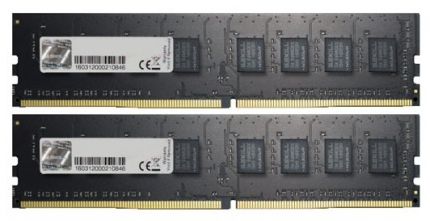 Модуль памяти DDR4 G.SKILL 8GB (2x4GB kit) 2400MHz CL15 PC4-19200 1.2V (F4-2400C15D-8GNT)