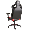 Игровое кресло Corsair T1 Race чёрный/красный