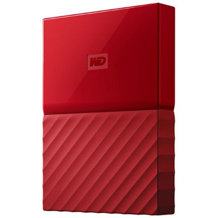 Жесткий диск WD My Passport WDBUAX0040BRD-EEUE 4TB 2,5" USB 3.0 красный