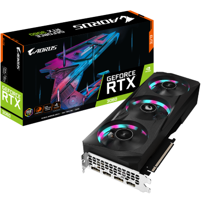 Видеокарта Gigabyte GeForce RTX 3060 ELITE 12G