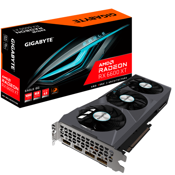 Видеокарта Gigabyte Radeon RX 6600 XT EAGLE 8G