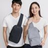 Рюкзак для ноутбука 10" Xiaomi Mi City Sling Bag светло-серый полиэстер (ZJB4070GL)