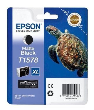 Картридж Epson T1578 Matte Black для Stylus Photo R3000
