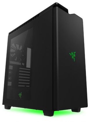 Корпус NZXT H442 Razer Window черный/зеленый w/o PSU ATX 7x120mm 5x140mm 2xUSB2.0 2xUSB3.0 audio bott PSU