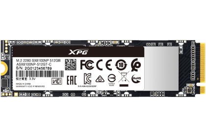 Накопитель SSD ADATA 1Tb XPG SX8100 (ASX8100NP-1TT-C)