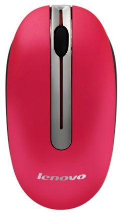 Мышь Lenovo N3903 красный оптическая (1200dpi) беспроводная USB