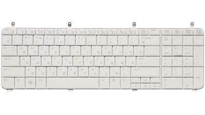 Клавиатура для ноутбука HP Pavilion DV7-2000/ DV7-3000 RU, Glossy, White