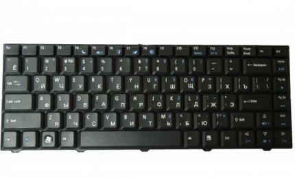 Клавиатура для ноутбука Samsung R403/ R408/ R410/ R453/ R458/ R460 RU, Black