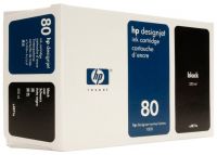 Картридж HP 80 Black для Designjet1050c/ c plus/1055cm/ cm plus 350-ml