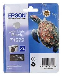 Картридж Epson T1579 Light Light Black для Stylus Photo R3000