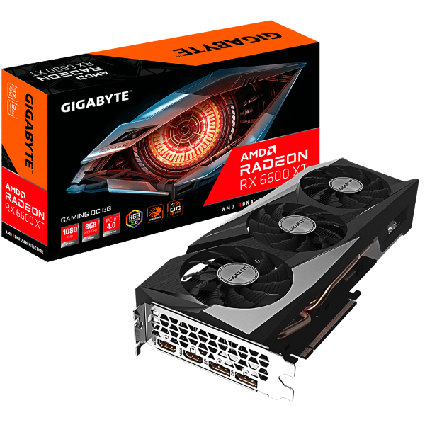 Видеокарта Gigabyte Radeon RX 6600 XT GAMING OC 8G