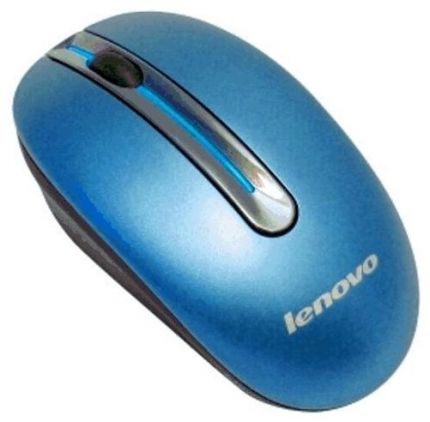 Мышь Lenovo N3903 синий оптическая (1200dpi) беспроводная USB
