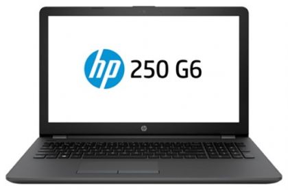 Ноутбук HP 250 G6 Celeron N3350/ 4Gb/ 500Gb/ DVD-RW/ Intel HD Graphics 500/ 15.6"/ SVA/ HD (1366x768)/ Windows 10 Home/ dk.silver/ WiFi/ BT/ Cam