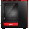 Корпус NZXT H442 Window черный/красный w/o PSU ATX 2x120mm 2x140mm 2xUSB2.0 2xUSB3.0 audio front door bott PSU