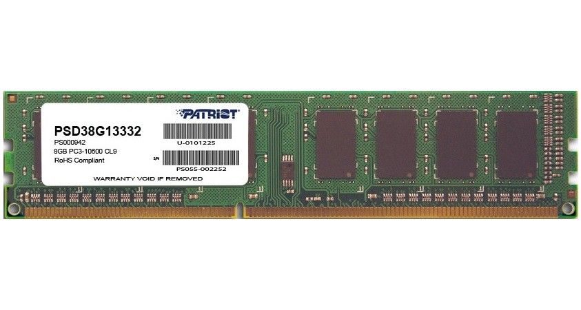 DDR3 8Gb 1333MHz Patriot RTL