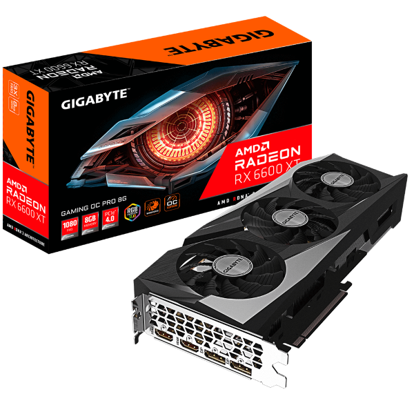 Видеокарта Gigabyte Radeon RX 6600 XT GAMING OC PRO 8G