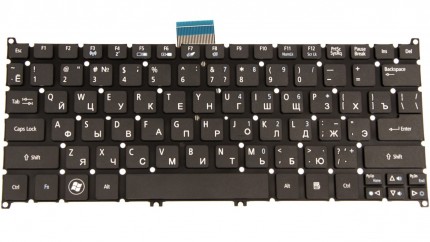 Клавиатура для ноутбука Acer S3/ S5,One 756, RU, Black