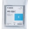 Картридж Canon PFI-106C Cyan для iPF6300/ 6300s/ 6350/ 6400/ 6450 (130 мл)