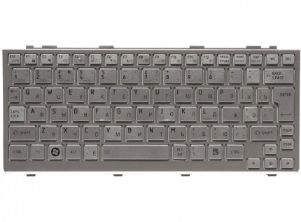 Клавиатура для ноутбука Toshiba NB200 RU, Silver